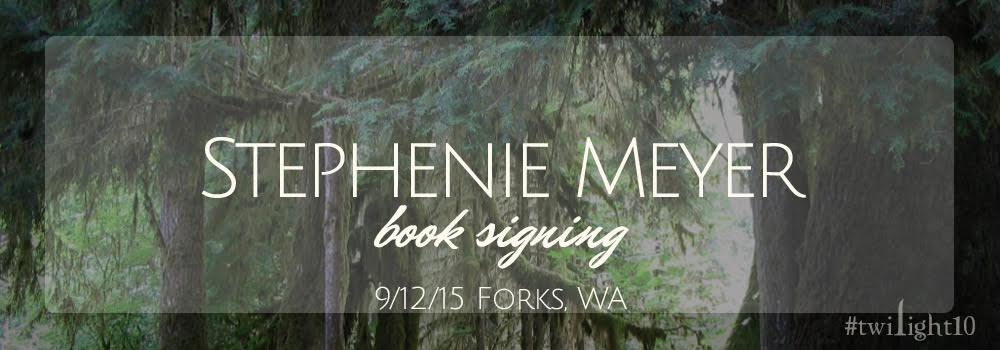 Stephenie Meyer book signing, 9/12/15 in Forks, VA